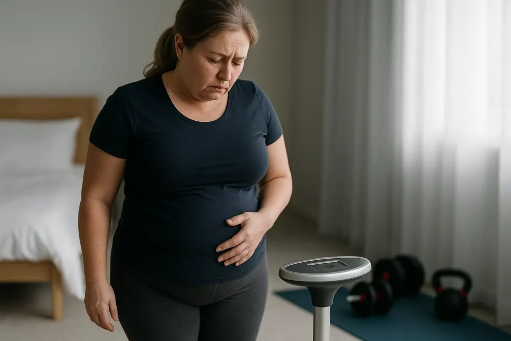 Muher querendo emagrecer